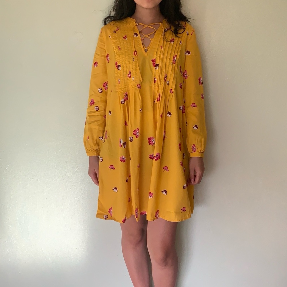 NWOT Yellow Swing Dress